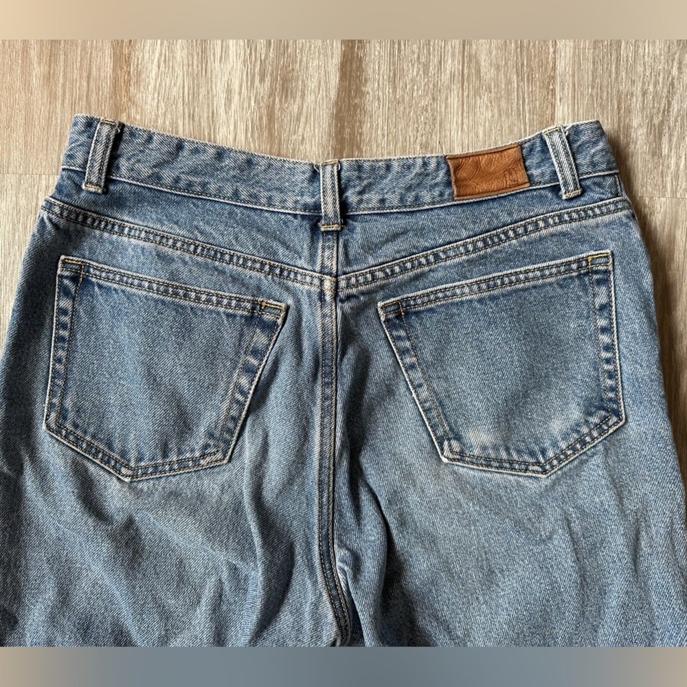 Vintage Lands End sz 8 denim blue jeans